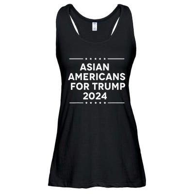 Asian Americans For Trump 2024 Ladies Essential Flowy Tank