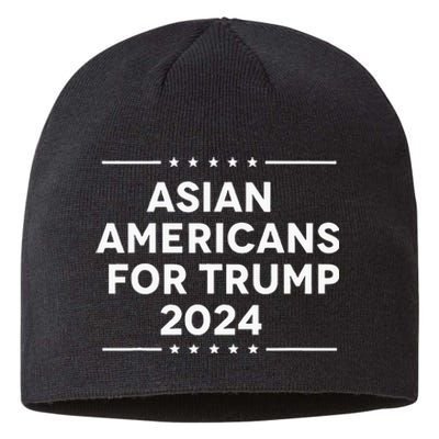 Asian Americans For Trump 2024 Sustainable Beanie