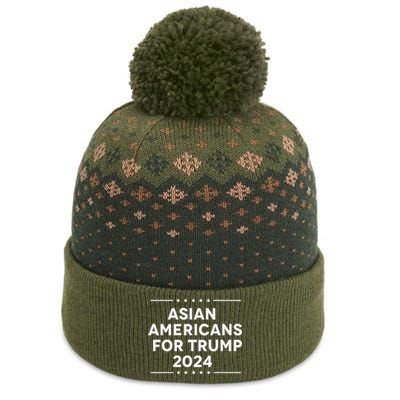 Asian Americans For Trump 2024 The Baniff Cuffed Pom Beanie