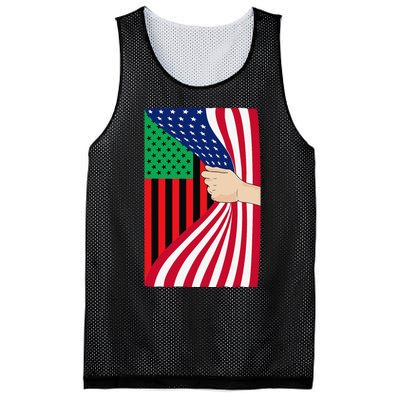 African American Flag PanAfrican Black Liberation Flag Mesh Reversible Basketball Jersey Tank