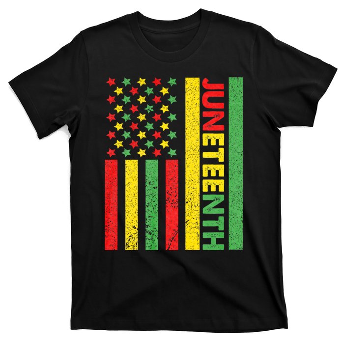 African American Flag Juneteenth T-Shirt