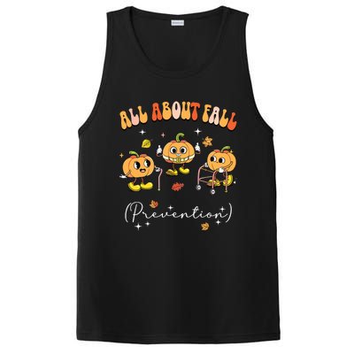 All About Fall Prevention Physical Therapy Funny Pumpkin PosiCharge Competitor Tank