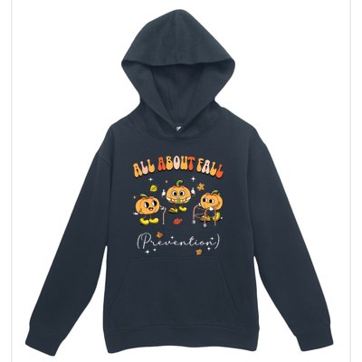 All About Fall Prevention Physical Therapy Funny Pumpkin Urban Pullover Hoodie