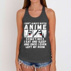 Anime Art For Adult Teen Girls Anime Merch Stuff Lovers Premium Women's Knotted Racerback Tank