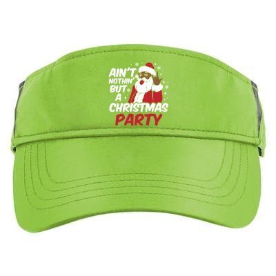 African American Funny Santa Claus Christmas Party Pajama Meaningful Gift Adult Drive Performance Visor