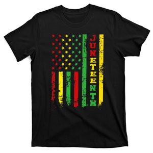 African American Flag Juneteenth  1865 T-Shirt