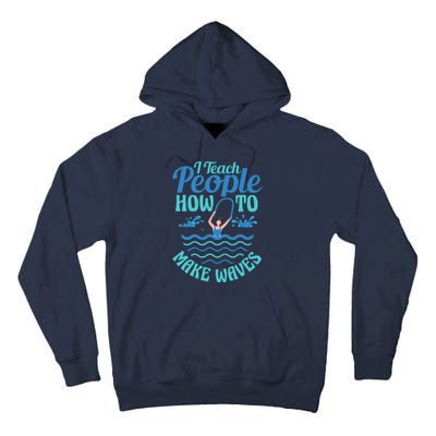 Aqua Aerobics Funny Water Aerobics Instructor Tall Hoodie