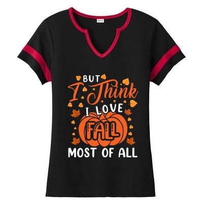 Autumn Affection Fall Season Graphic Ladies Halftime Notch Neck Tee