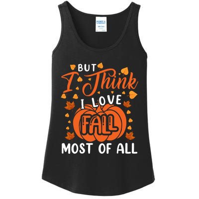 Autumn Affection Fall Season Graphic Ladies Essential Tank