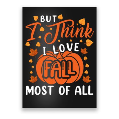 Autumn Affection Fall Season Graphic Poster