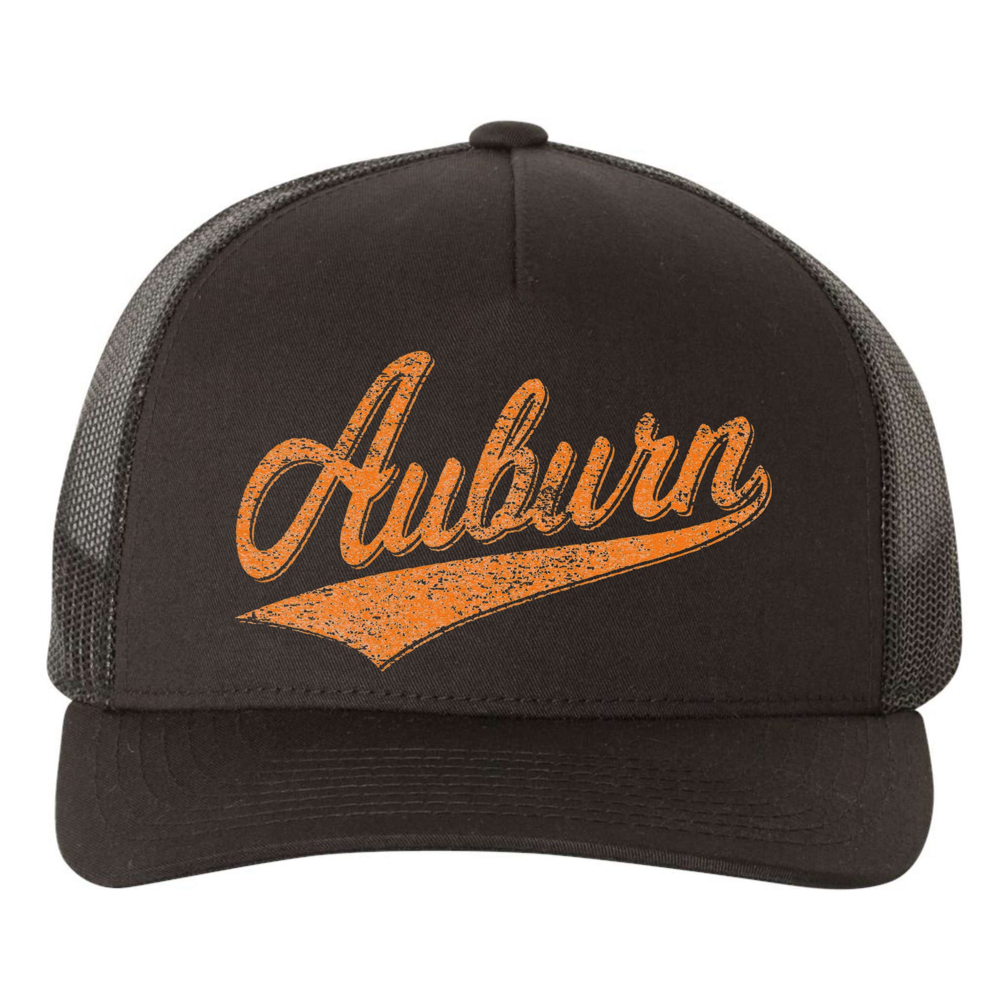 AUBURN ALABAMA FLAG CLASSIC VINTAGE SPORTS SCRIPT JERSEY Yupoong Adult 5-Panel Trucker Hat