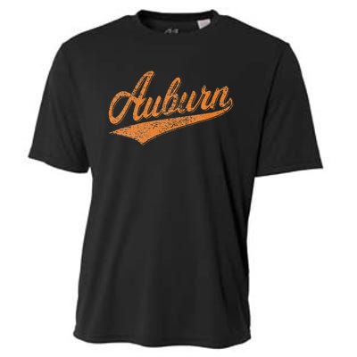 AUBURN ALABAMA FLAG CLASSIC VINTAGE SPORTS SCRIPT JERSEY Cooling Performance Crew T-Shirt