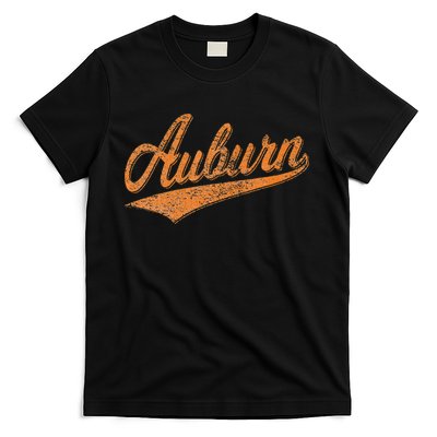 AUBURN ALABAMA FLAG CLASSIC VINTAGE SPORTS SCRIPT JERSEY T-Shirt