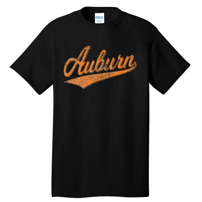 AUBURN ALABAMA FLAG CLASSIC VINTAGE SPORTS SCRIPT JERSEY Tall T-Shirt