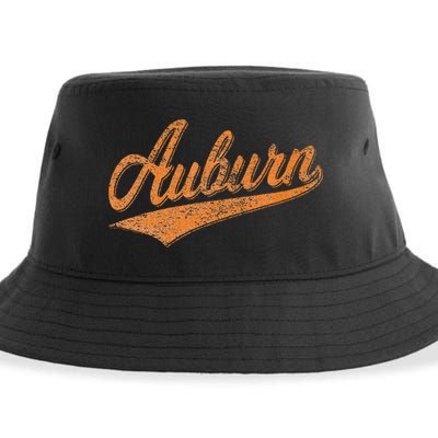 AUBURN ALABAMA FLAG CLASSIC VINTAGE SPORTS SCRIPT JERSEY Sustainable Bucket Hat