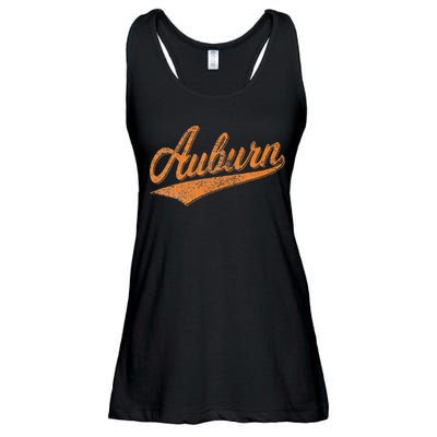 AUBURN ALABAMA FLAG CLASSIC VINTAGE SPORTS SCRIPT JERSEY Ladies Essential Flowy Tank
