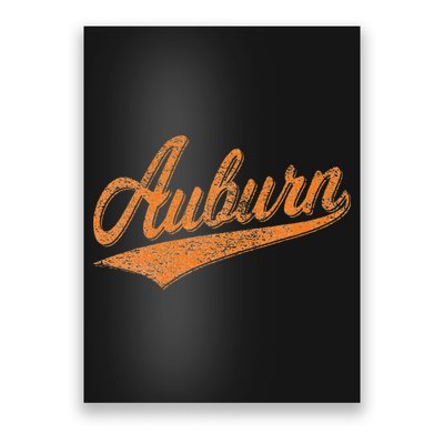 AUBURN ALABAMA FLAG CLASSIC VINTAGE SPORTS SCRIPT JERSEY Poster