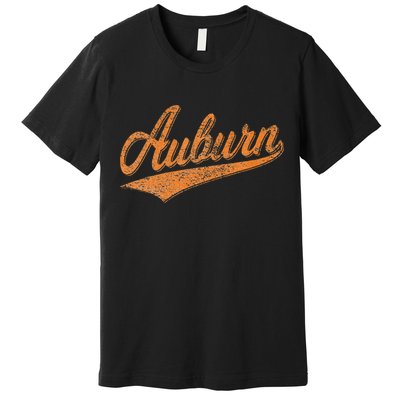 AUBURN ALABAMA FLAG CLASSIC VINTAGE SPORTS SCRIPT JERSEY Premium T-Shirt