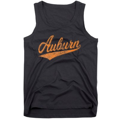 AUBURN ALABAMA FLAG CLASSIC VINTAGE SPORTS SCRIPT JERSEY Tank Top