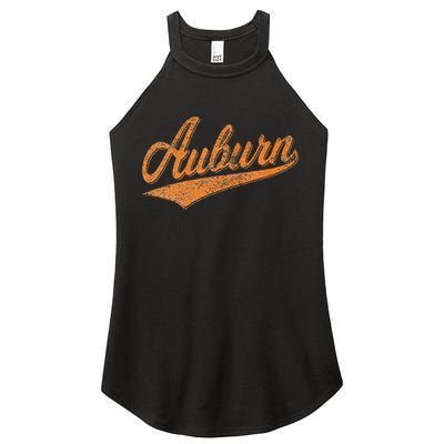 AUBURN ALABAMA FLAG CLASSIC VINTAGE SPORTS SCRIPT JERSEY Women's Perfect Tri Rocker Tank