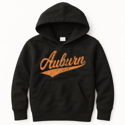 AUBURN ALABAMA FLAG CLASSIC VINTAGE SPORTS SCRIPT JERSEY Kids Hoodie