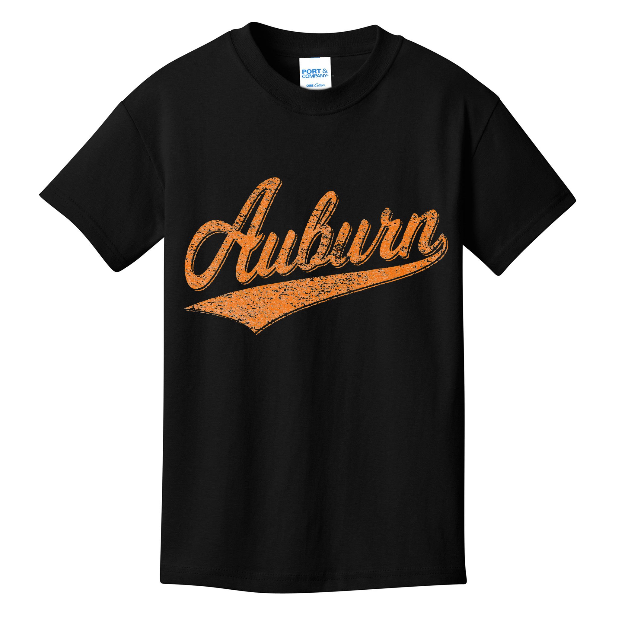 AUBURN ALABAMA FLAG CLASSIC VINTAGE SPORTS SCRIPT JERSEY Kids T-Shirt