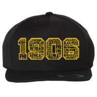 Alpha African Fraternity Hand Sign 1906 Words Wool Snapback Cap