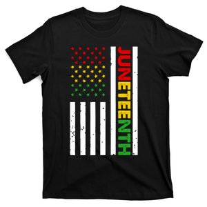 African American Flag Juneteenth Celebration Graphics T-Shirt