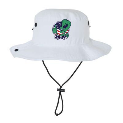 Alien American Flag Funny Merica Legacy Cool Fit Booney Bucket Hat