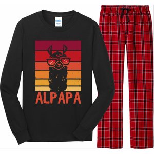 ALPAPA Alpaca Fan Llama Fan Lover Fathers Day Long Sleeve Pajama Set