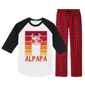 ALPAPA Alpaca Fan Llama Fan Lover Fathers Day Raglan Sleeve Pajama Set