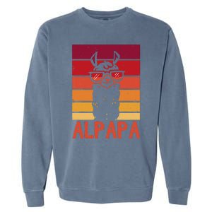 ALPAPA Alpaca Fan Llama Fan Lover Fathers Day Garment-Dyed Sweatshirt