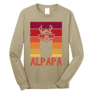 ALPAPA Alpaca Fan Llama Fan Lover Fathers Day Long Sleeve Shirt