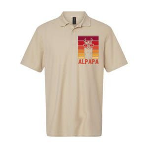 ALPAPA Alpaca Fan Llama Fan Lover Fathers Day Softstyle Adult Sport Polo