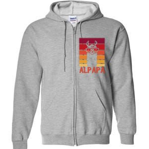 ALPAPA Alpaca Fan Llama Fan Lover Fathers Day Full Zip Hoodie