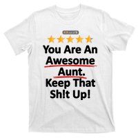 Awesome Aunt Funny Auntie Gift Idea T-Shirt