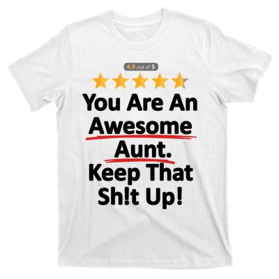 Awesome Aunt Funny Auntie Gift Idea T-Shirt