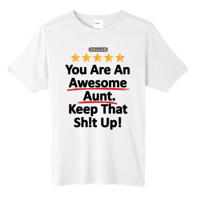 Awesome Aunt Funny Auntie Gift Idea Tall Fusion ChromaSoft Performance T-Shirt