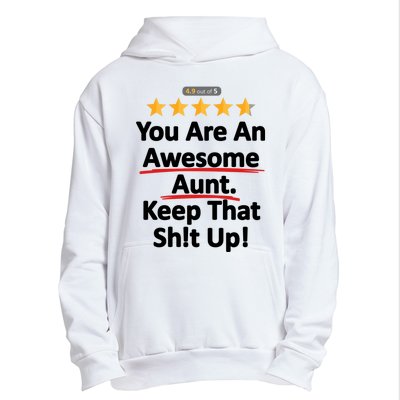 Awesome Aunt Funny Auntie Gift Idea Urban Pullover Hoodie