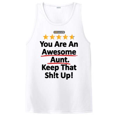 Awesome Aunt Funny Auntie Gift Idea PosiCharge Competitor Tank