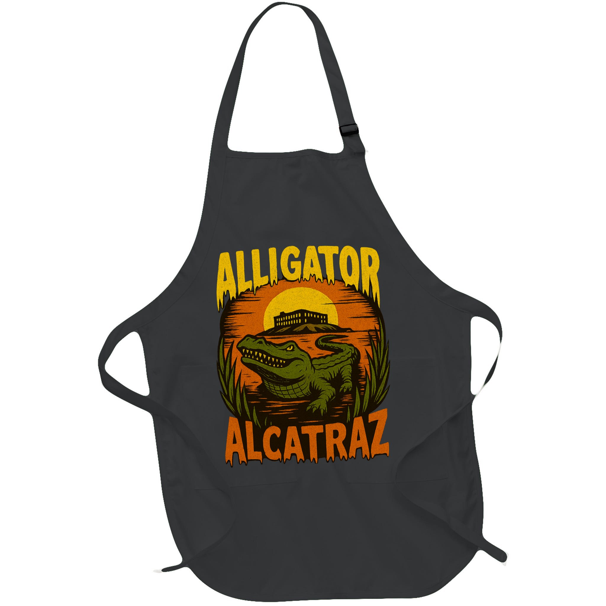 Alligator Alcatraz Funny Meme Gator  Apron