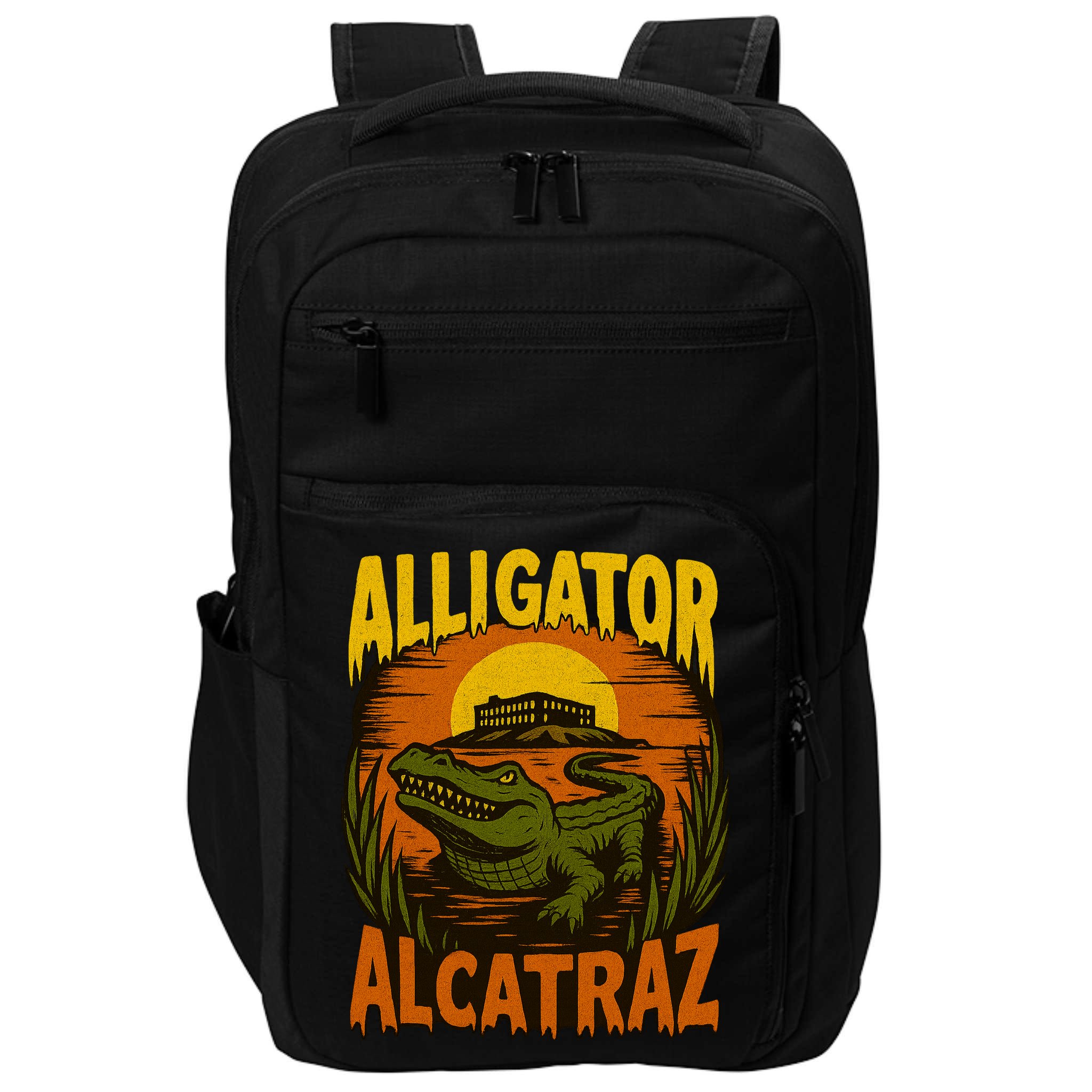 Alligator Alcatraz Funny Meme Gator  Impact Tech Backpack