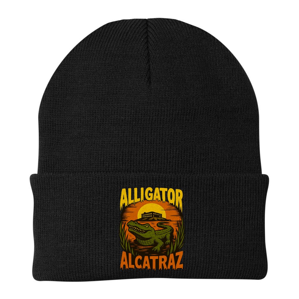 Alligator Alcatraz Funny Meme Gator  Beanie