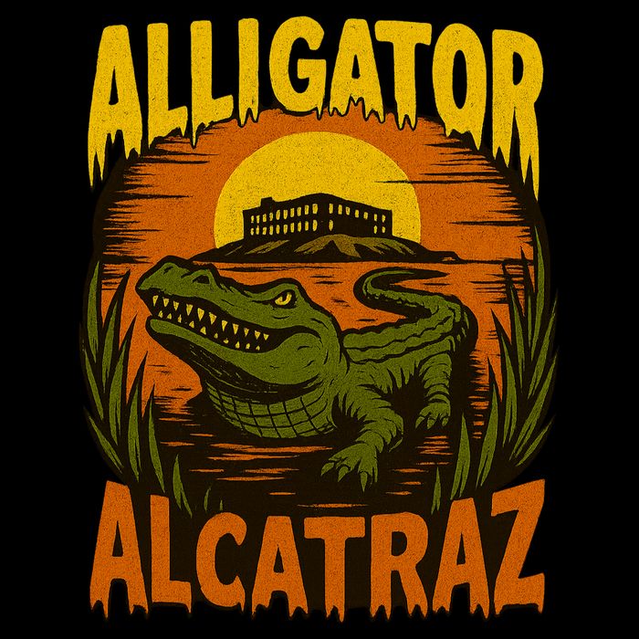 Alligator Alcatraz Funny Meme Gator  16 in Basic Backpack