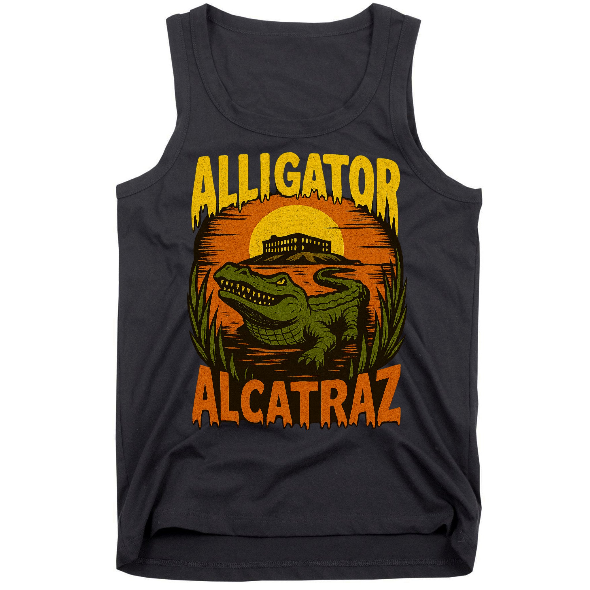 Alligator Alcatraz Funny Meme Gator  Tank Top