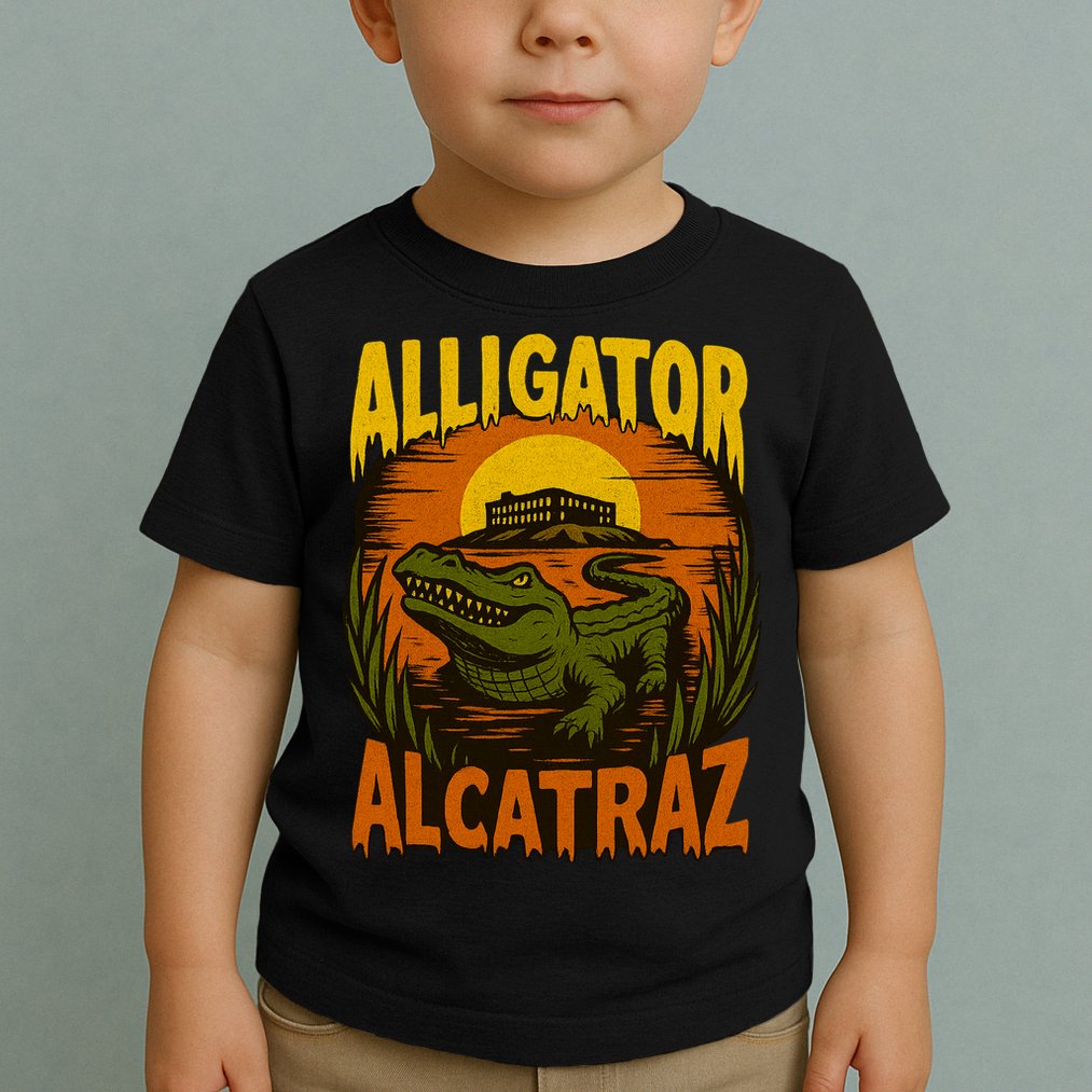 Alligator Alcatraz Funny Meme Gator  Toddler T-Shirt