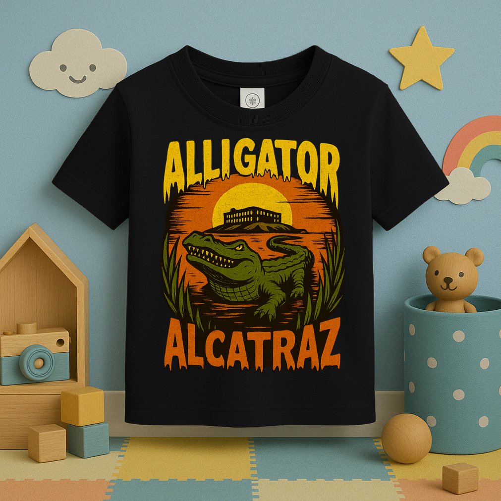 Alligator Alcatraz Funny Meme Gator  Toddler T-Shirt