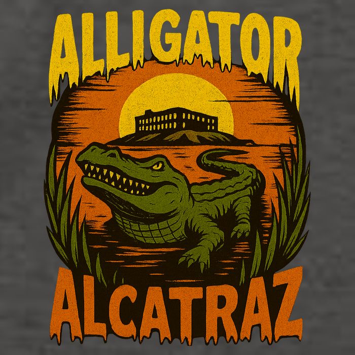 Alligator Alcatraz Funny Meme Gator  Vector Backpack