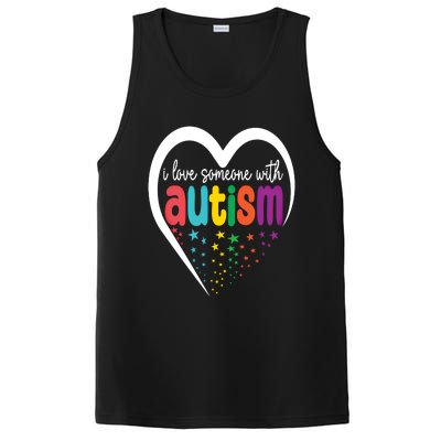 Autism Awareness Funny Gift I Love Someone With Autism Funny Gift PosiCharge Competitor Tank