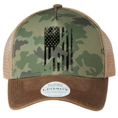 AR15 American Flag Legacy Tie Dye Trucker Hat